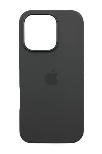 Силіконовий чохол with MagSafe для iPhone 16 Pro stone gray 1:1 Smart animation