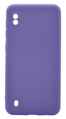 Силіконовий чохол Full Cover для Samsung A10/M10 lilac Full Camera без logo
