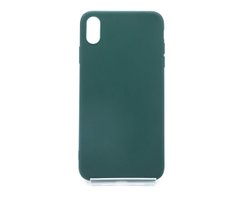 Силіконовий чохол Soft Feel для iPhone XS Max forest green Candy