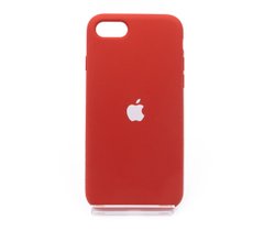 Силиконовый чехол Full Cover для iPhone SE 2020 dark red