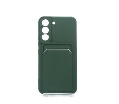 Силіконовий чохол WAVE Colorful Pocket для Samsung S22 dark green Full Camera