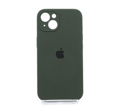 Силіконовий чохол Full Cover для iPhone 13 cyprus green Full Camera