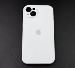Силіконовий чохол Full Cover для iPhone 14 Plus white Full Camera