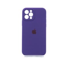 Силіконовий чохол Full Cover для iPhone 12 Pro amethyst Full Camera