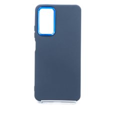 Силиконовый чехол Metal Frame для Xiaomi Redmi Note 11 Pro 4G/5G/12 Pro 4G dark blue (AA)