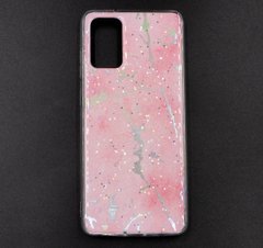 Силіконовий чохол Marble для Samsung S20+/S11 pink
