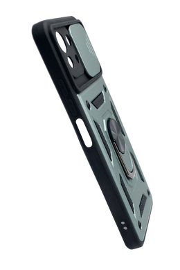 Чохол Camshield Serge Ring for Magnet для Xiaomi Mi 11 Lite green протиударний шторка/захист камери