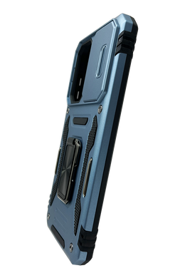 Чохол Camshield Army Ring для Samsung A26 5G light blue протиударний шторка/захист камери