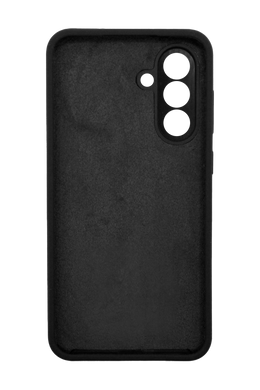 Силиконовый чехол Softy для Samsung A56 black Full Camera с микрофиброй