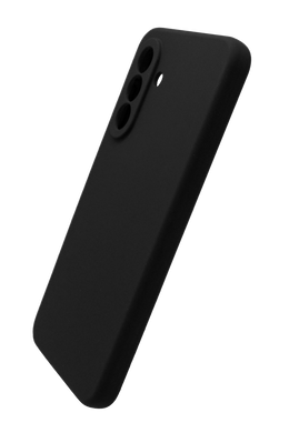 Силиконовый чехол Softy для Samsung A56 black Full Camera с микрофиброй