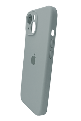 Силіконовий чохол Full Cover для iPhone 14 ash Full Camera