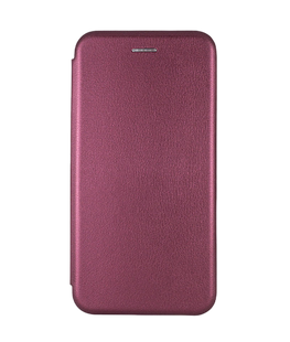 Чехол книжка Original кожа для Samsung A16 5G marsala