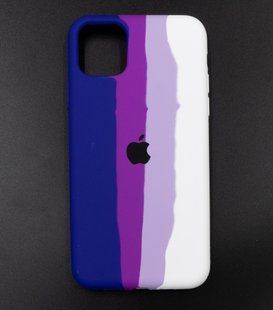 Силіконовий чохол Full Cover для iPhone 11 Pro Max Rainbow №6