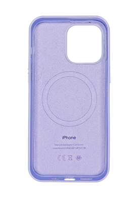 Чехол Leather with Magsafe для iPhone 14 elegant purple