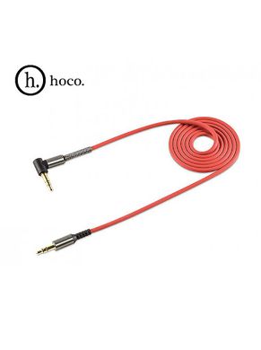 AUX кабель Hoco UPA02 (3.5*3.5)1m боковой mic black