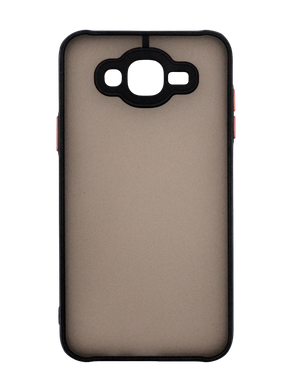 Чехол 2 в 1 Matte Color для Samsung J7 2015 red/black Full camera