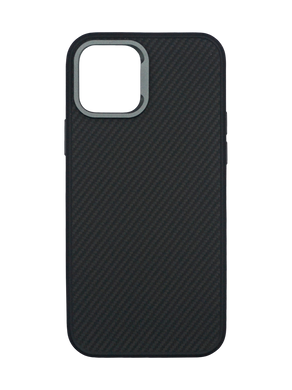 Чехол Kevlar Soft touch with MagSafe для iPhone 12/12 Pro black