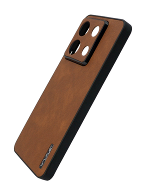 Чохол WAVE Leather для Xiaomi Redmi Note 13 Pro 5G dark brown Full Camera