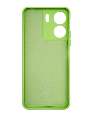 Силиконовый чехол Full Cover для Xiaomi Redmi 13C 4G pistachio Full Camera без logo