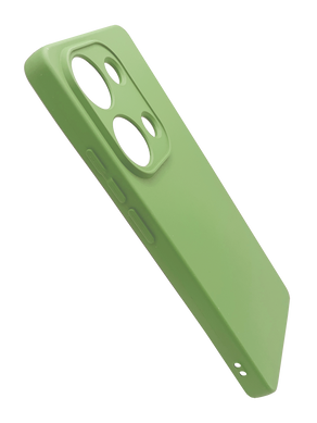 Силиконовый чехол Full Cover для Xiaomi Redmi Note 13 Pro 4G pistachio Full Camera без logo