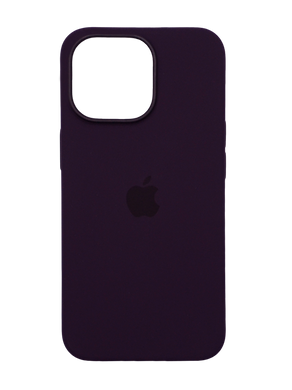Силиконовый чехол with MagSafe для iPhone 14 Pro Max elderberry