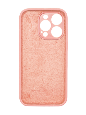Силіконовий чохол Full Cover для iPhone 15 Pro flamingo Full camera
