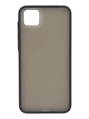 Чехол 2 в 1 Matte Color для Huawei Y5p/Honor 9S (TPU) black