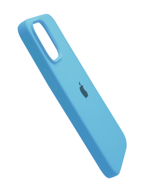 Силіконовий чохол Full Cover для iPhone 15 blue