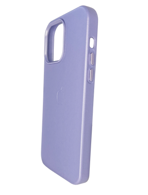 Чехол Leather with Magsafe для iPhone 14 elegant purple