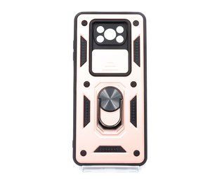 Чохол Camshield Serge Ring for Magnet для Xiaomi Poco X3 NFC/Poco X3 Pro rose gold протиударний