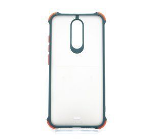 Чохол 2 в 1 Matte Color для Xiaomi Redmi 8 green/red armor frame