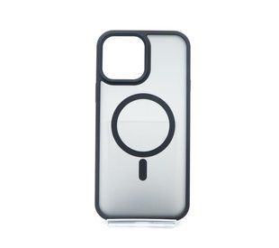 Чехол TPU+PC Metal Buttons with MagSafe Colorful для iPhone 12 Pro Max black