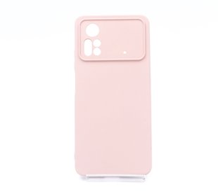 Силіконовий чохол Full Cover для Xiaomi Poco X4 Pro 5G pink sand Full Camera без logo