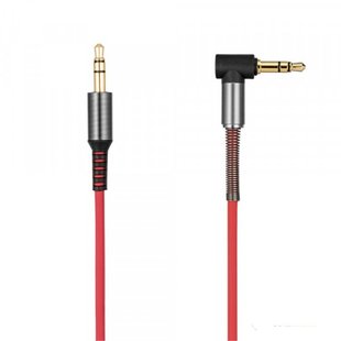 AUX кабель Hoco UPA02 (3.5*3.5)1m боковой mic black