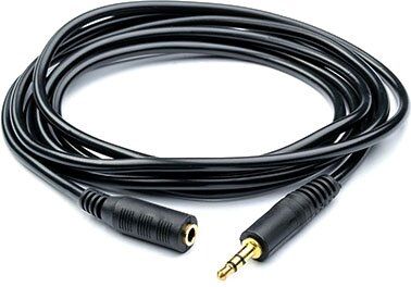 Аудио кабель удлинитель(3,5*3,5) 1,5 метра