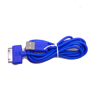 USB кабель GOLF IP4 USB 30-PIN 1,5m blue