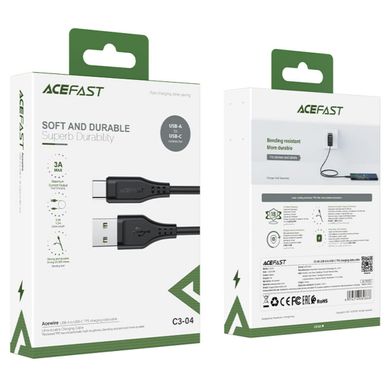Кабель Acefast C3-04 USB to Type-C TRE 1m black
