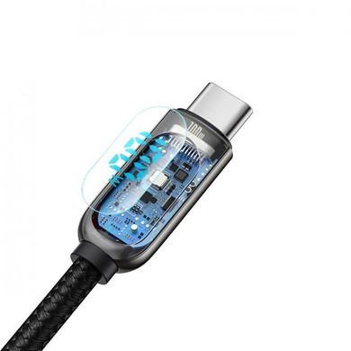 Кабель Baseus Display Fast Charging Type-C toType-C 100W 1m black
