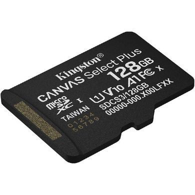 Карта памяти Kingston micro SDXC 128Gb Canvas Select Plus Gen3
