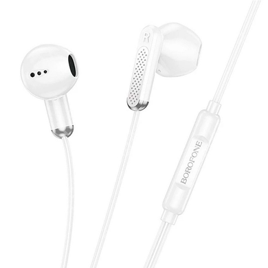 Навушники Borofone BM89 Surpass universal (3.5mm/1.2m) white