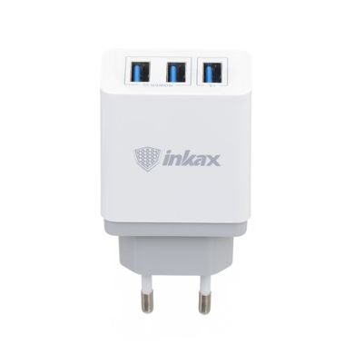 Сетевое зарядное устройство Inkax CD-26 - micro 3.1A white
