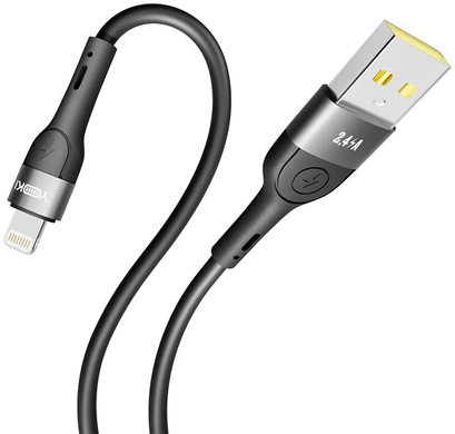 USB кабель YOKI EXTRA YK-EX11 Lightning 2.4A 2m black