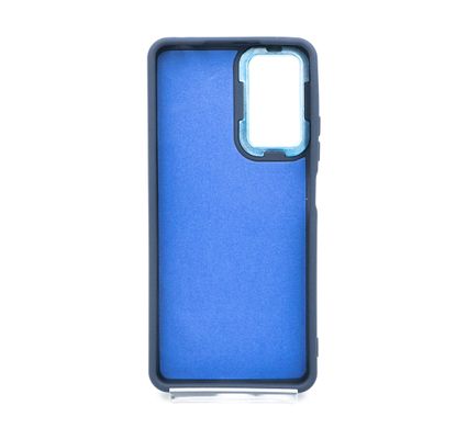 Силіконовий чохол Metal Frame для Xiaomi Redmi Note 11 Pro 4G/5G/12 Pro 4G dark blue (AA)