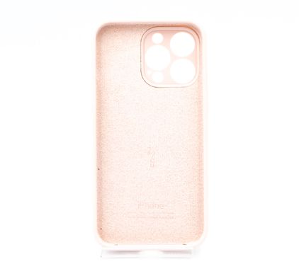Силіконовий чохол Full Cover для iPhone 13 Pro pink Full Camera