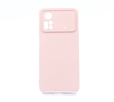 Силіконовий чохол Full Cover для Xiaomi Poco X4 Pro 5G pink sand Full Camera без logo