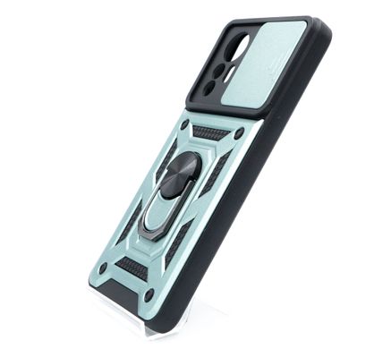 Чохол Camshield Serge Ring for Magnet для Xiaomi Mi 12 Lite green протиударний