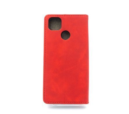 Чохол книжка Carbon для Xiaomi Redmi 9C red/black (4you)