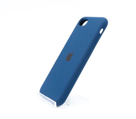 Силиконовый чехол Full Cover для iPhone SE 2020 navy blue