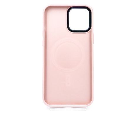 Чохол TPU+Glass Sapphire Mag Evo case для iPhone 12/12 Pro pink sand