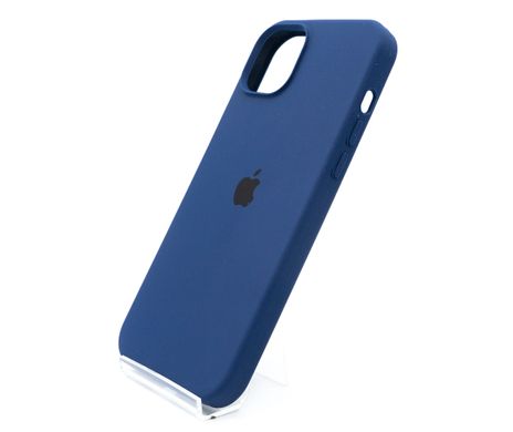 Силіконовий чохол Full Cover для iPhone 15 Plus deep navy
